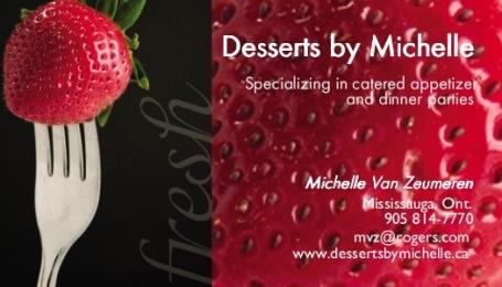 Desserts by Michelle / Michelle Van Zeumeren Logo