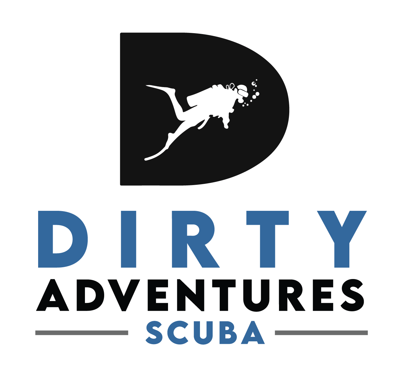 Dirty Adventures Scuba Logo